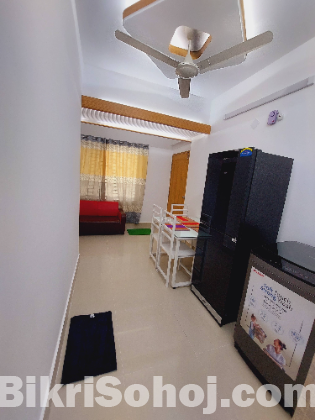 1 Bedroom Single Flats with cozy interior for Rent in Dhaka